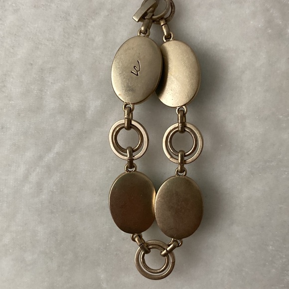 Liz Claiborne Teal and Gold Bracelet - Picture 6 of 6